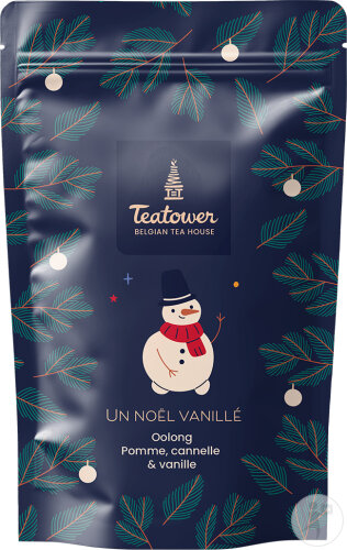 Teatower Un Noël Vanillé Oolong Parfumé Pomme Cannelle & Vanille Vrac 100g