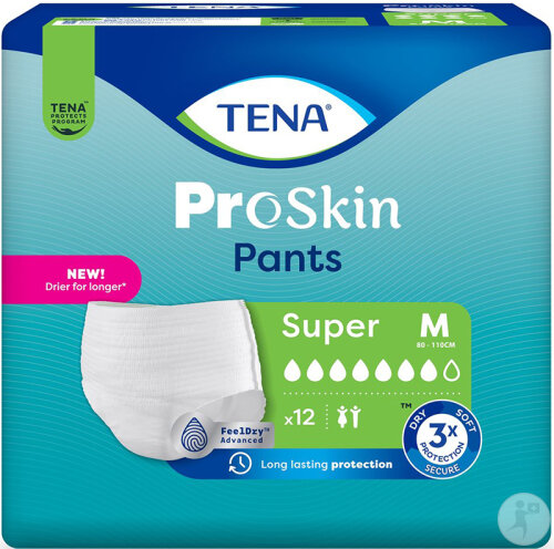 Tena Pants Super M 80-110cm 12 Pièces