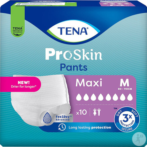 Tena ProSkin Pants Maxi Medium 10 Pièces