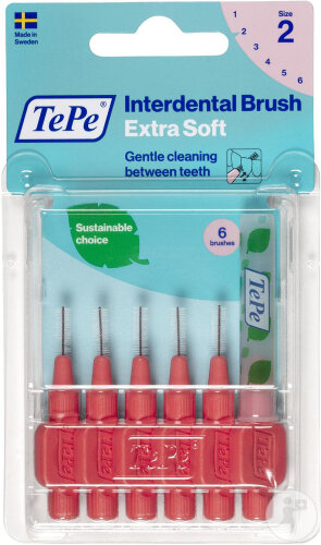 TePe Brosse Interdentaire Rouge X-Doux 0,50mm 6 Pièces