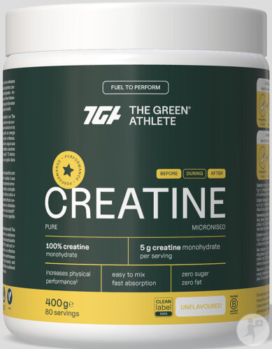 The Green Athlete Creatine Végan Sans Arôme 400g