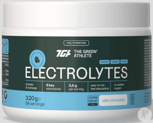 The Green Athlete Elektrolytes Sans Arôme Végan 320g