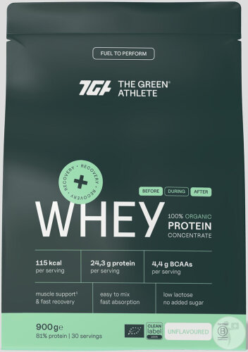 The Green Athlete Whey Protein Isolate Sans Arôme 750g