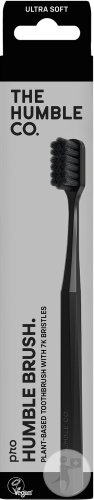 The Humble Co Brosse À Dents Vegetal 7K AD Soft Noir 1 Pièce