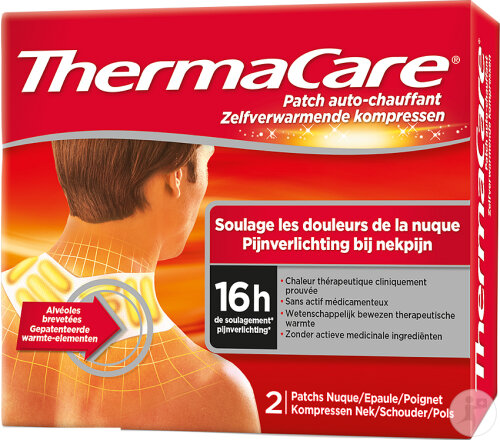 Thermacare Patch Chauffant Douleurs Nuque-Épaule-Poignet 2 Pièces