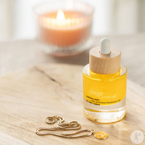 Tinge Huile Sèche Dorée Corps Et Cheveux Tous Types De Peaux Flacon Compte-Gouttes 30ml-4