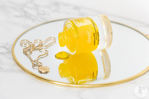 Tinge Huile Sèche Dorée Corps Et Cheveux Tous Types De Peaux Flacon Compte-Gouttes 30ml-5