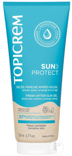 Topicrem Sun Prot Gelée Fraîche Après-Soleil Tube 200ml