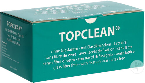 Topclean Masques Chirurgicaux 3 Plis Type IIR 50 Pièces