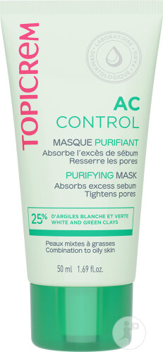 Topicrem AC Masque Purifiant Peaux Mixtes À Grasses Tube 50ml