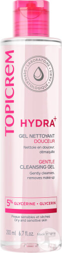 Topicrem Gel Nettoyant Douceur Visage Peaux Sensibles Et Sèches Flacon 200ml