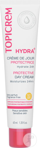 Topicrem Hydra+ Crème Jour Protectrice IP50 Peaux Sensibles Tube 40ml