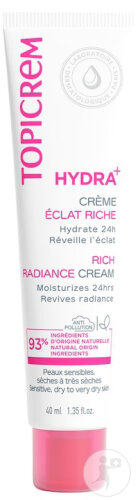 Topicrem Hydra+ Crème Riche Ultra-Hydratante Peaux Sensibles Et Sèches Tube 40ml