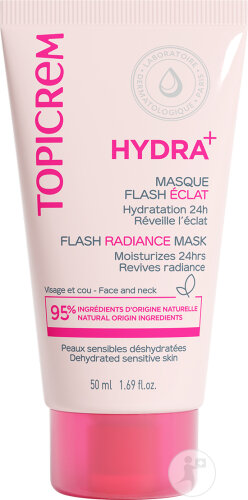 Topicrem Hydra+ Masque Hydratant Éclat Peaux Sensibles Déshydratées 50ml
