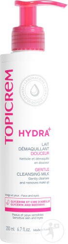 Topicrem Lait Démaquillant Douceur Peaux Sensibles Et Sèches Flacon Pompe 200ml