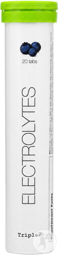 Triple P Supplements Hydrate Électrolytes Myrtille 20 Comprimés Effervescents