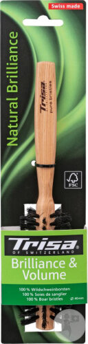 Trisa Natural Brilliance Brosse À Coiffer Ronde 1 Pièce