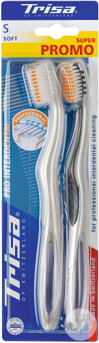 Trisa Pro Interdental Brosses Interdentaires Soft Duo 2 Pièces