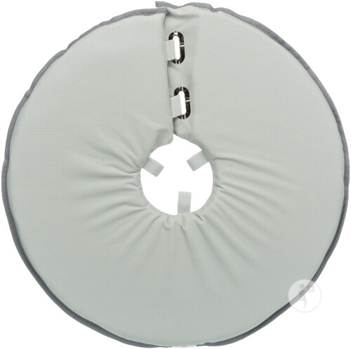 Trixie Collerette En Polyester/Mousse M 38-42cm/21,5cm Gris 1 Pièce