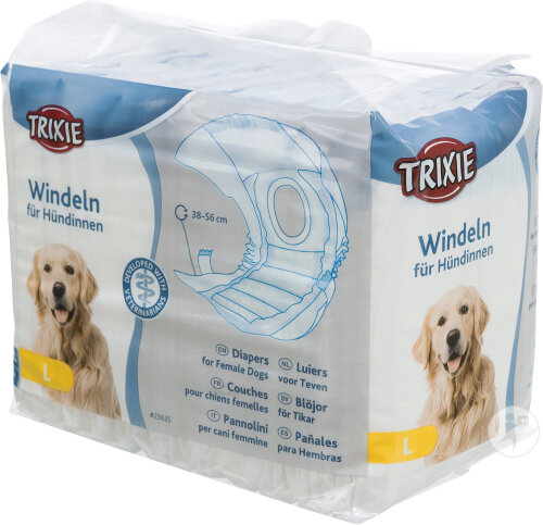 Trixie Couches Pour Chiens Femelles L 38-56cm 12 Pièces