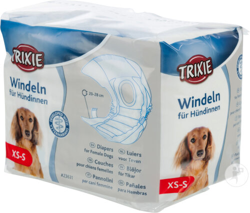 Trixie Couches Pour Chiens Femelles XS-S 20-28cm 12 Pièces