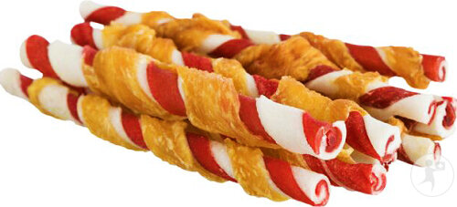Trixie Denta Fun Barbecue Chicken Chewing Rolls 12cm Pièces 10x80 g