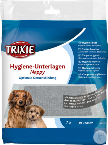 Trixie Tapis Éducateur Nappy Charbon Actif 40×60cm 7 Pièces
