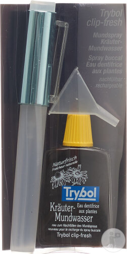 Trybol Spray Buccal Clip-Fresh Bleu 8ml + Eau Dentifrice Aux Plantes 20ml