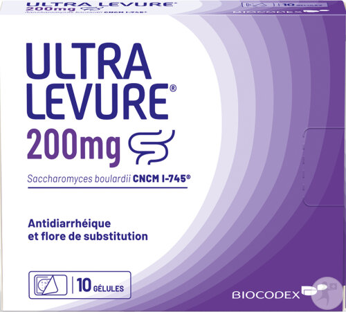 Ultra Levure 200mg Saccharomyces Boulardii 10 Gélules
