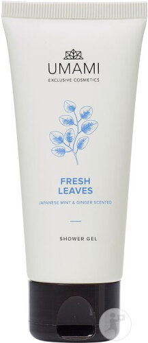 Umami Fresh Leaves Gel Douche Japanese Mint & Ginger Scented Tube 200ml