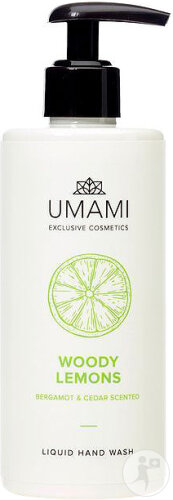 Umami Woody Lemons Bergamote & Cedre Savon Liquide Mains 300ml