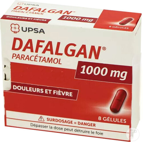UPSA Dafalgan 1000mg 8 Gélules