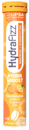 Upsa Hydrafizz Hydra +Boost 16 Comprimés Effervescents