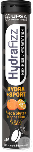 Upsa Hydrafizz Hydra +Sport 16 Comprimés Effervescents