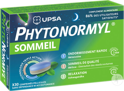 UPSA PhytoNormyl Régulateur Du Cycle Du Sommeil Adulte 30 Comprimés