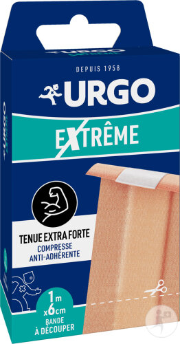 Urgo Extrême Bande À Découper 1mx6cm Tenue Extra Forte 1 Pièce
