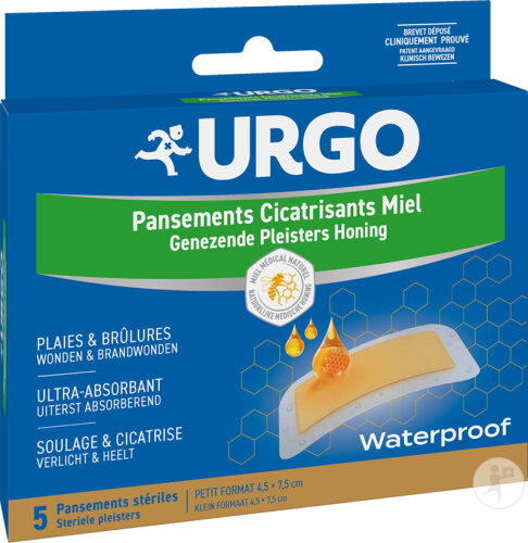 Urgo Pansements Cicatrisants Miel Plaies Et Brulures 5 Pièces