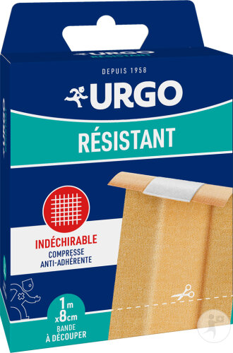 Urgo Résistant Compresse Anti-Adhérente 1m x 8cm Pièce 1