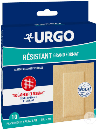 Urgo Résistant Grand Format Pansements 10 Pièces