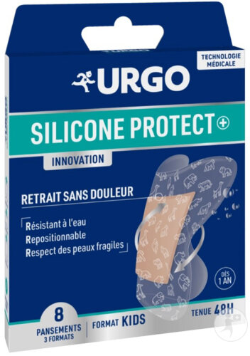 Urgo Silicone Protect+ Pansements Enfants 8 Pièces