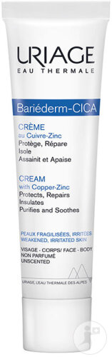 Uriage Bariéderm Cica-Crème Réparatrice Au Cu-Zn Peaux Fragilisées Et Irritées Tube 40ml