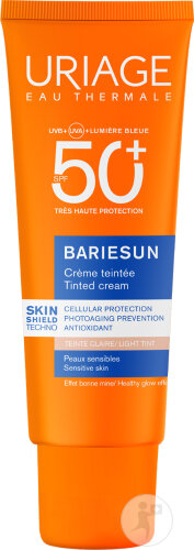 Uriage Bariésun Crème Teintée IP50+ Teinte Claire Visage Peaux Sensibles 50ml