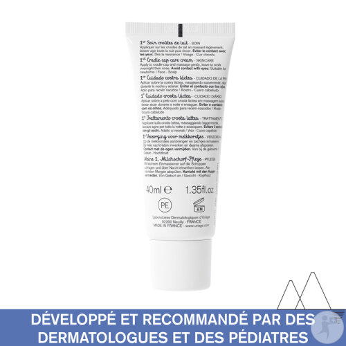Uriage Bébé Soin Croûtes De Lait Crème Régulatrice Apaisante Visage Et Cuir Chevelu Tube 40ml-7