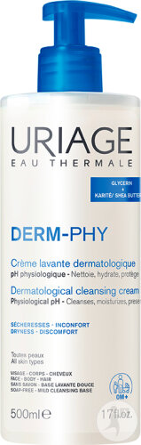 Uriage Derm Phy Cr me Lavante Dermatologique Toutes Peaux Visage Corps 