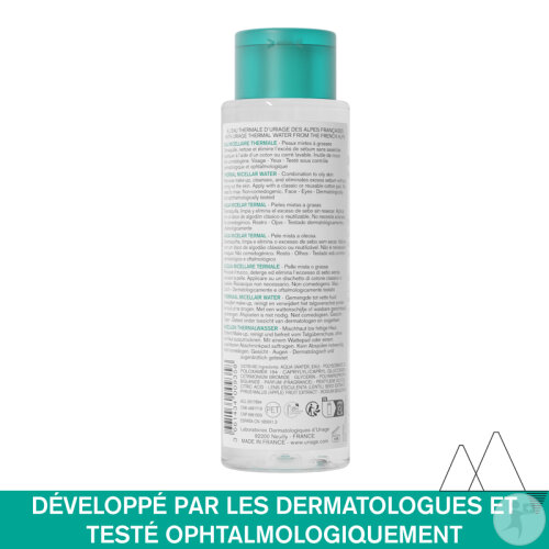 Uriage Eau Thermale Eau Micellaire Thermale Peaux Mixtes À Grasses Flacon 250ml-6