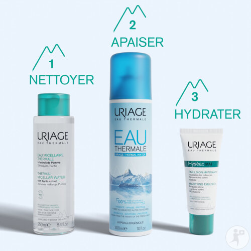 Uriage Eau Thermale Eau Micellaire Thermale Peaux Mixtes À Grasses Flacon 250ml-7