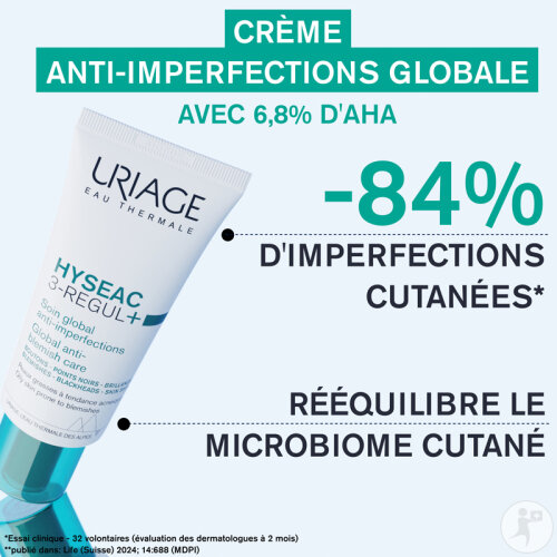 Uriage Hyséac 3-Regul+ Soin Global Anti-Imperfections Tube 40ml-4