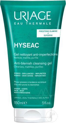Uriage Hyséac Gel Nettoyant Anti-Imperfections Tube 150ml Nouvelle Formule