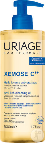 Uriage Xémose Huile Lavante Apaisante Peaux Très Sèches À Tendance Atopique Visage Et Corps 500ml