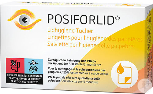 Ursapharm Posiflorid Lingettes Hygiène Des Paupières 20 Pièces